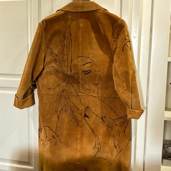 OOAK Suede jacket L - Picture 2 of 10
